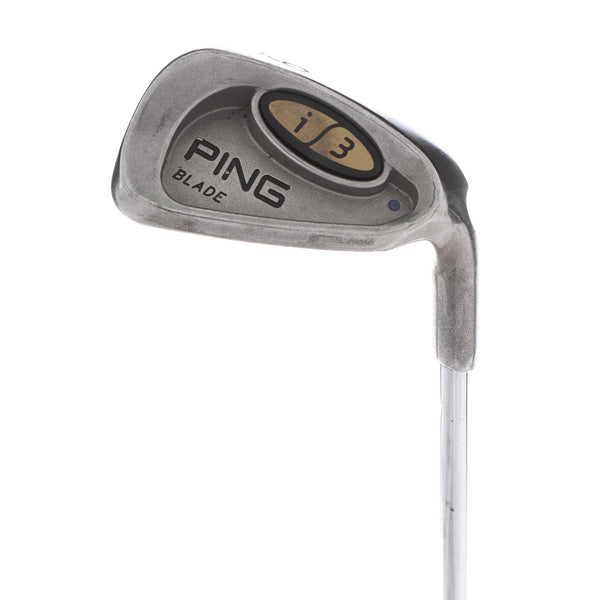 Ping i3 Blade Steel Mens Right Hand 9 Iron Blue Dot Stiff - Ping