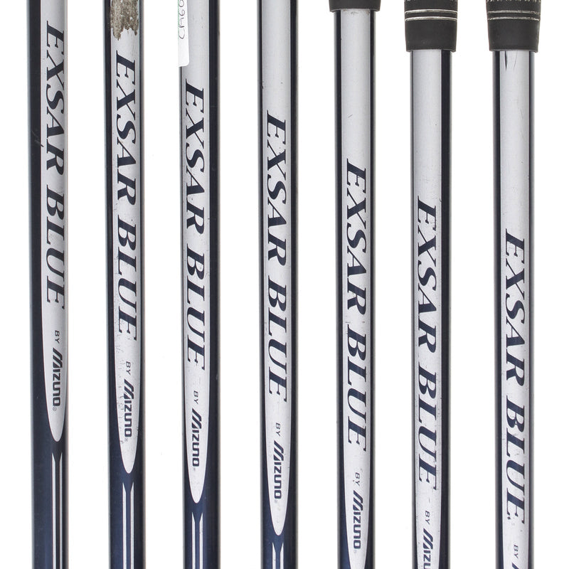 Mizuno MX-17 Graphite Mens Right Hand Irons 4-PW Regular - Mizuno Exsar Blue