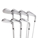 Titleist T400 Graphite Mens Left Hand Irons 6-PW+43*+49* Regular - Fubuki MV Series 55