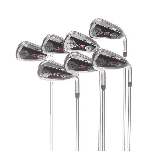 Callaway X Hot Steel Mens Right Hand Irons 5-SW Regular - True Temper Speedstep 85