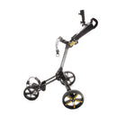 PowaKaddy Micra 3-Wheel Push Trolley - Black