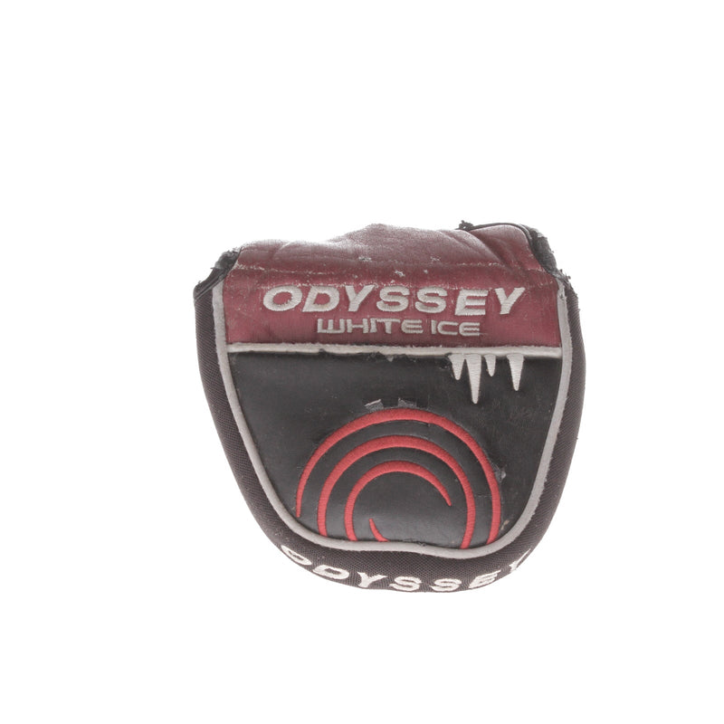 Odyssey White Ice 2-Ball Mens Right Hand Putter 35" Mallet - Super Stroke Flatso 1.0