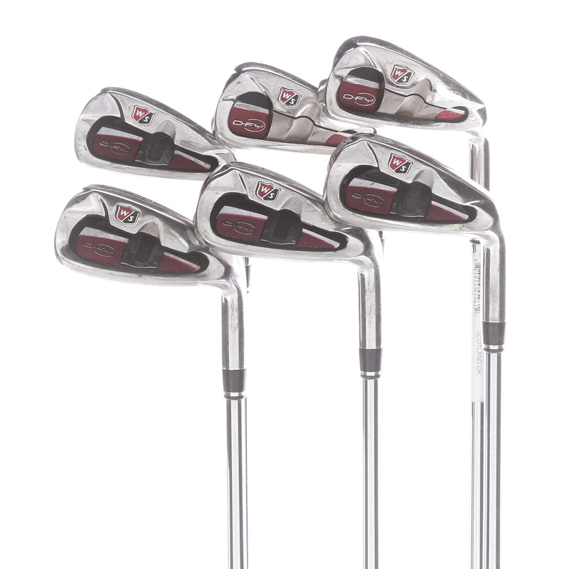 Wilson Staff D-FY Steel/Graphite Mens Right Hand Irons 5-PW - Wilson Half Steel + Half Graphite