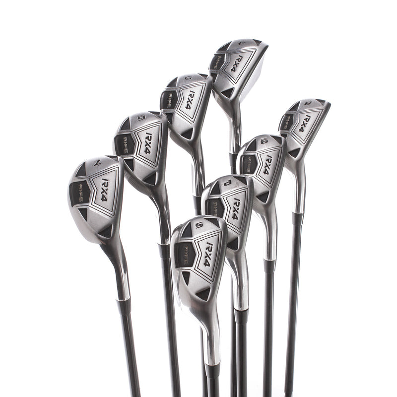 Rife RX4 Graphite Mens Right Hand Irons 4-SW Standard Regular - Rife RX4
