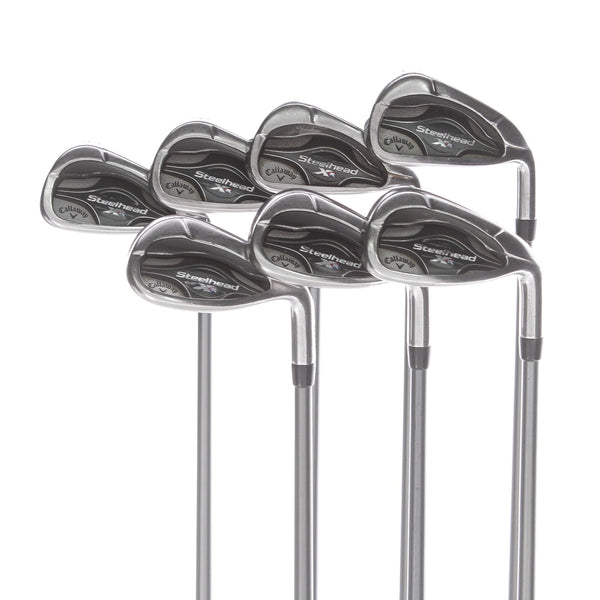Callaway Steelhead XR Graphite Mens Right Hand Irons 6-SW 1* Upright Regular - Ozik Program F 15 60
