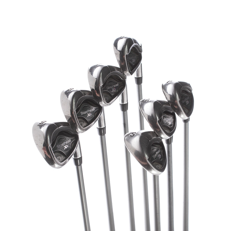 Callaway Steelhead XR Graphite Mens Right Hand Irons 6-SW 1* Upright Regular - Ozik Program F 15 60