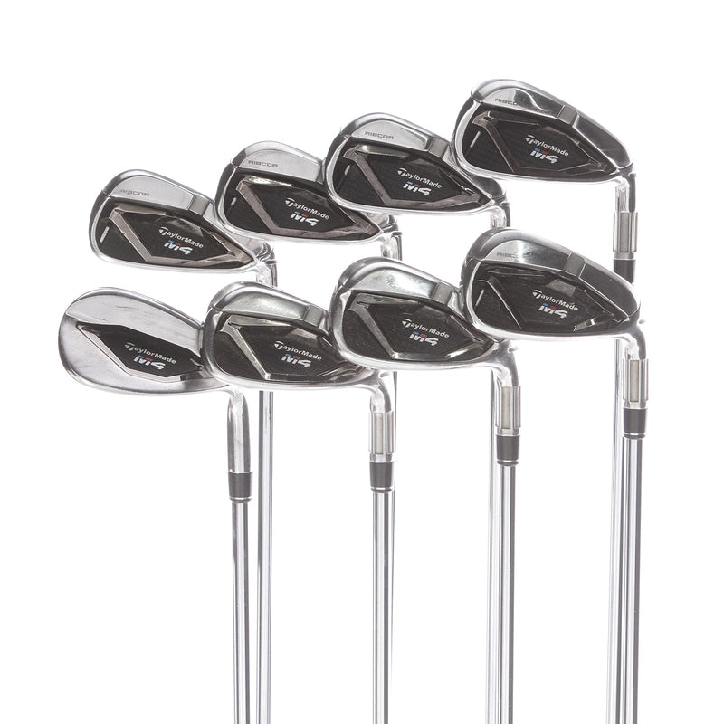 TaylorMade M4 Graphite Mens Right Hand Irons 4-SW Standard Regular - KBS Max 85