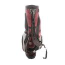 Wilson Stand Bag - Claret/Black/Grey