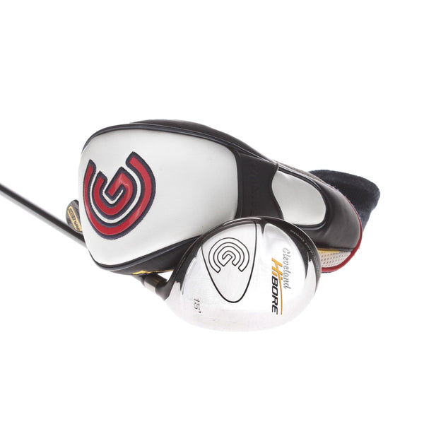 Cleveland HiBore Graphite Mens Right Hand Fairway 3 Wood 15* Regular - Fujikura 55g