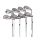Sub 70 699 Steel Mens Right Hand Irons 4-AW 2* Flat Regular - KBS Tour 110