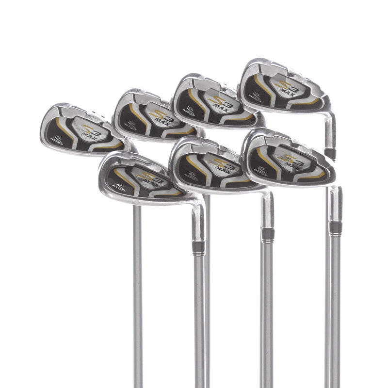 Cobra S3 Max Graphite Mens Right Hand Irons 5-SW Regular - UST Mamiya iHS