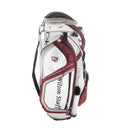 Wilson Staff Cart Bag - White/Clart/Black