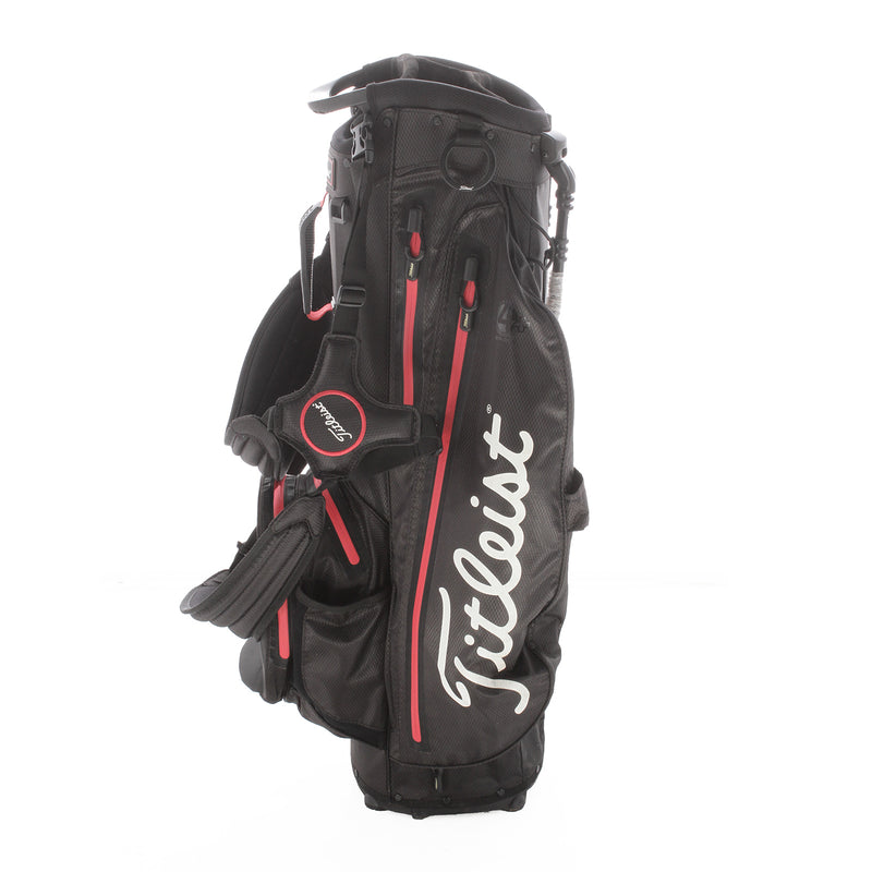 Titleist Stadry Stand Bag - Black/Red