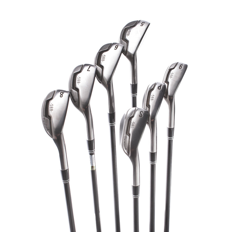 Cleveland 588 Altitude Graphite Mens Right Hand Irons 5-SW Senior - UST Mamiya Action Lite 55