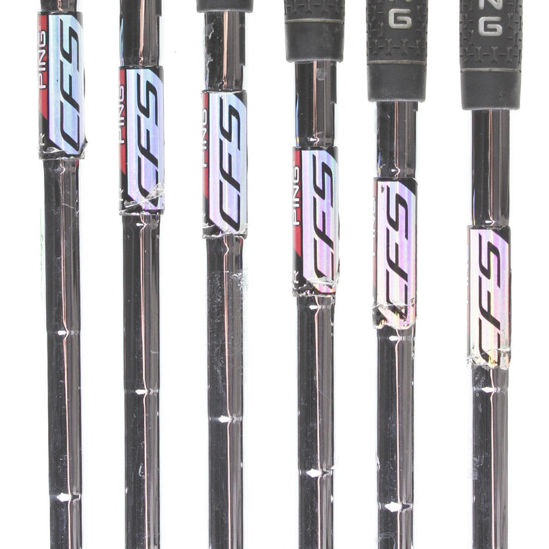 Ping G25 Steel Mens Right Hand Irons 5-PW +0.5" Green Dot 2* Upright Regular - Ping CFS
