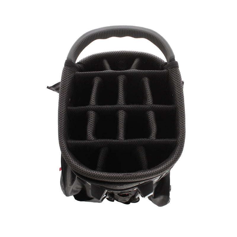 Big Max Dri Lite Hybrid Stand Bag - Black/Red