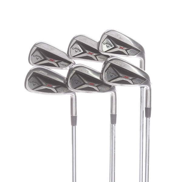 Callaway X Hot Pro Steel Mens Right Hand Irons 5-PW Regular - Project X Rifle 5.5