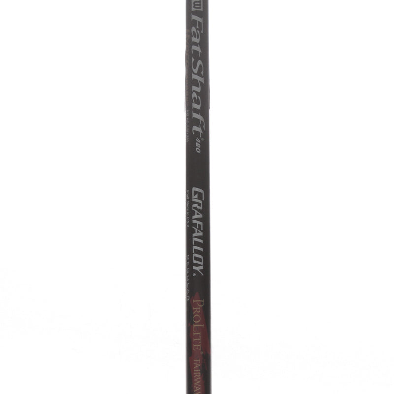 Wilson Staff Fat Shaft Deep Red Graphite Mens Right Hand Fairway 3 Wood 15* Regular - Wilson Fat Shaft