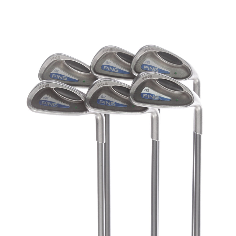 Ping G2 Graphite Mens Right Hand Irons 5-PW 2* Upright Regular - Ping TFC 100