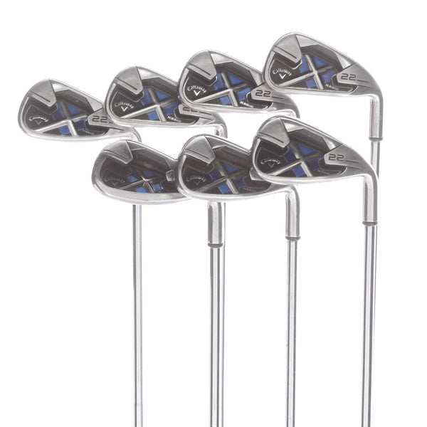 Callaway X-22 Steel Mens Right Hand Irons 5-SW Uniflex - Callaway X-22