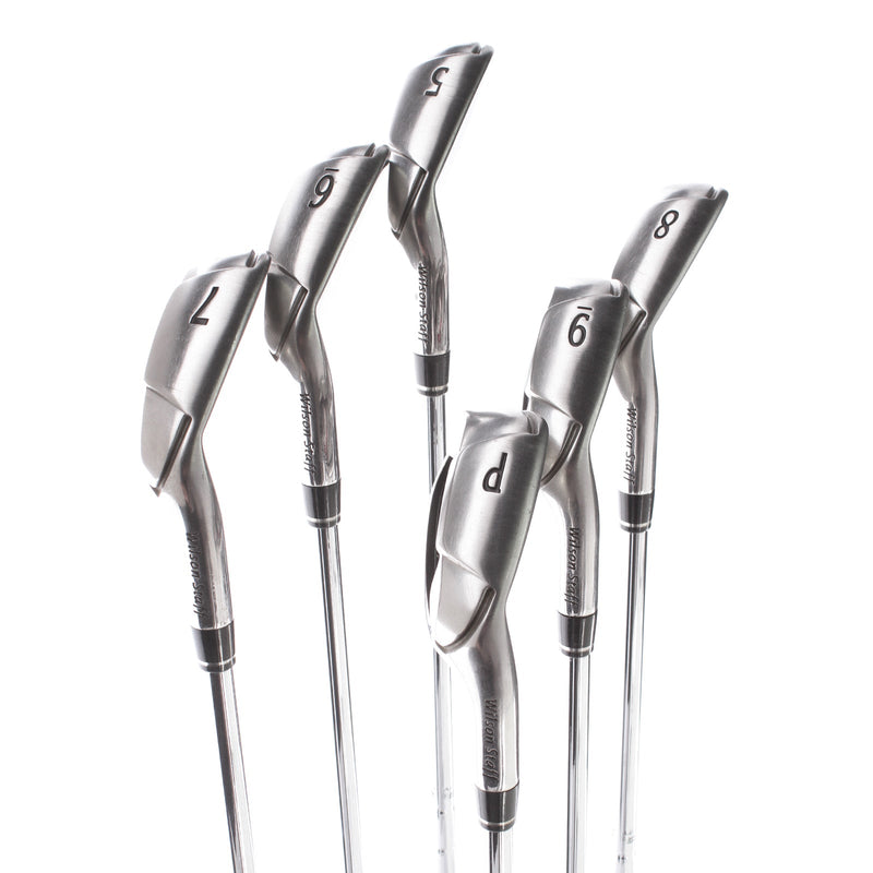 Wilson D200 Steel Mens Right Hand Irons 5-PW Uniflex - True Temper SL 85