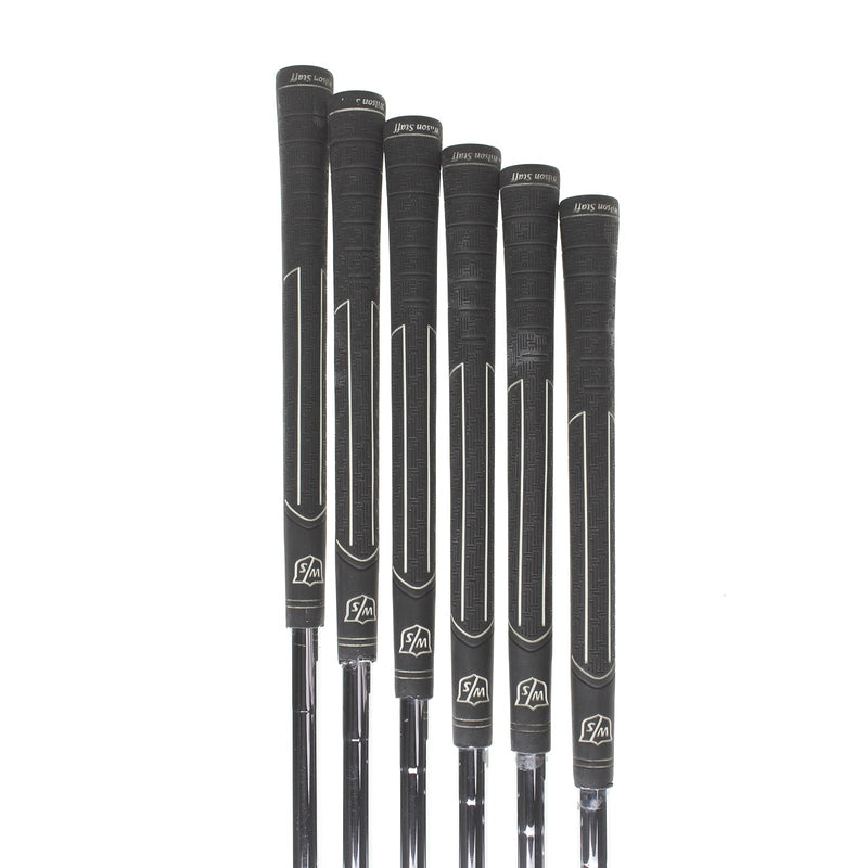 Wilson D200 Steel Mens Right Hand Irons 5-PW Uniflex - True Temper SL 85