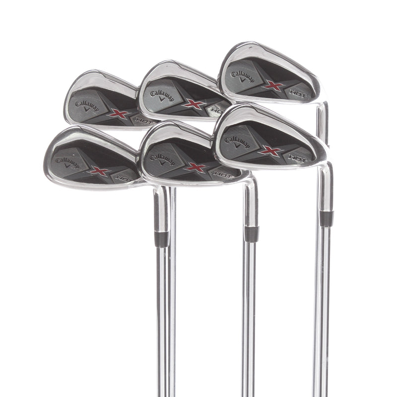 Callaway X Hot Steel Mens Right Hand Irons 5-PW Regular - True Temper XP 85