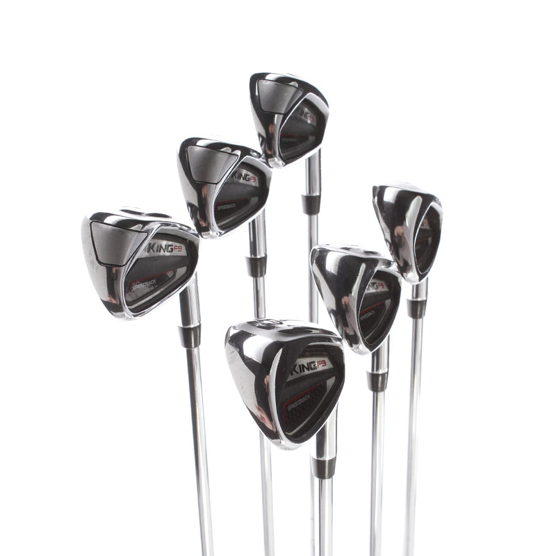 Cobra F9 Speedback Steel Mens Right Hand Irons 5-PW Regular - KBS Tour-V 90