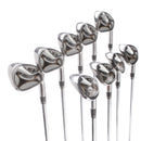 TaylorMade r7 Steel Mens Right Hand Irons 4-SW+AW Regular - TaylorMade T-Step 90