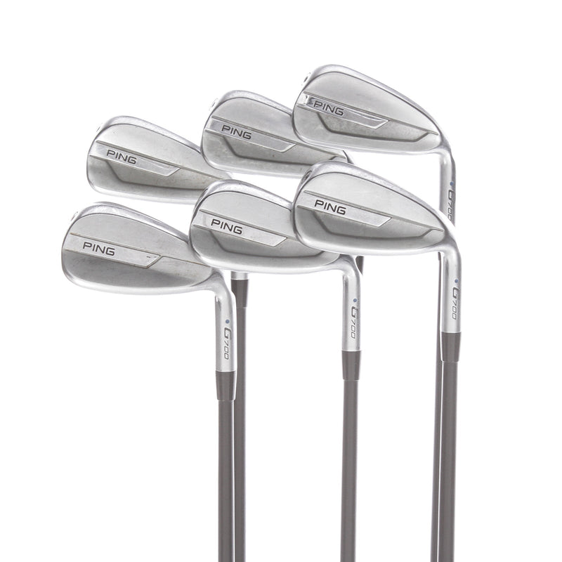 Ping G700 Graphite Mens Right Hand Irons 5-PW Blue Dot 1* Upright Senior - Ping Alta CB