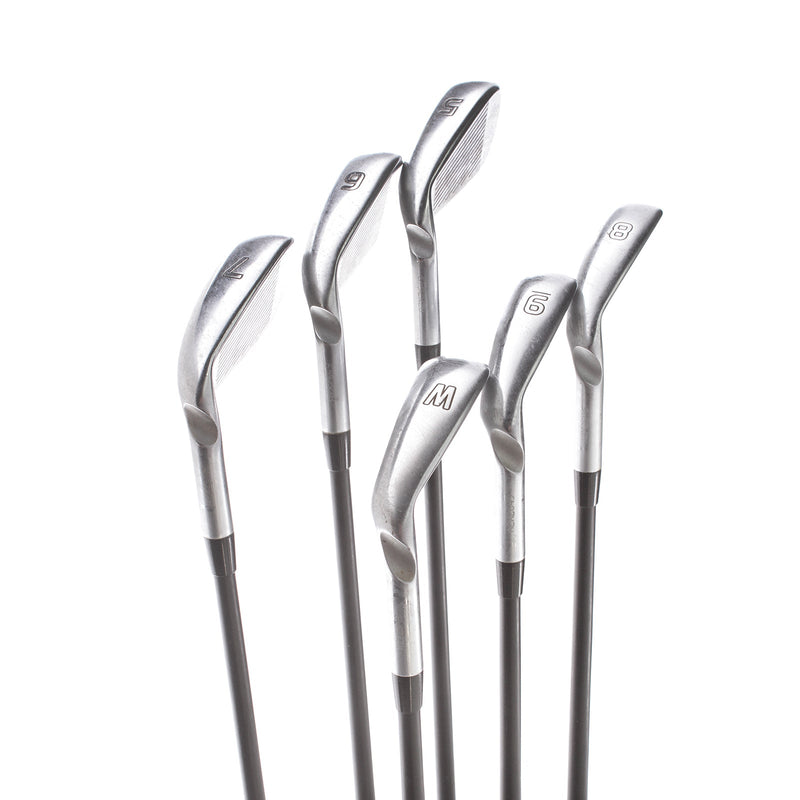 Ping G700 Graphite Mens Right Hand Irons 5-PW Blue Dot 1* Upright Senior - Ping Alta CB