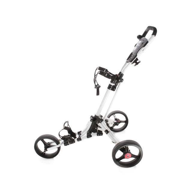 iCart Uno 3-Wheel Push Trolley - Black/White/Red