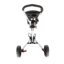 iCart Uno 3-Wheel Push Trolley - Black/White/Red