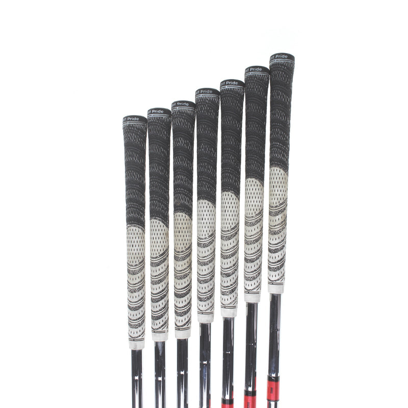 Mizuno MX-25 Steel Mens Left Hand Irons 4-PW Stiff - Dynamic Gold SL S300