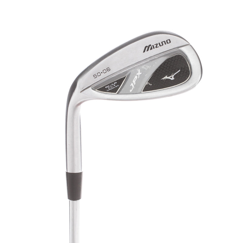 Mizuno JPX Steel Mens Left Hand Gap Wedge 50* 6 Bounce Stiff - Dynamic Gold XP S300
