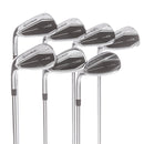 TaylorMade Qi Graphite Mens Left Hand Irons 5-SW Regular - KBS Max MT 85