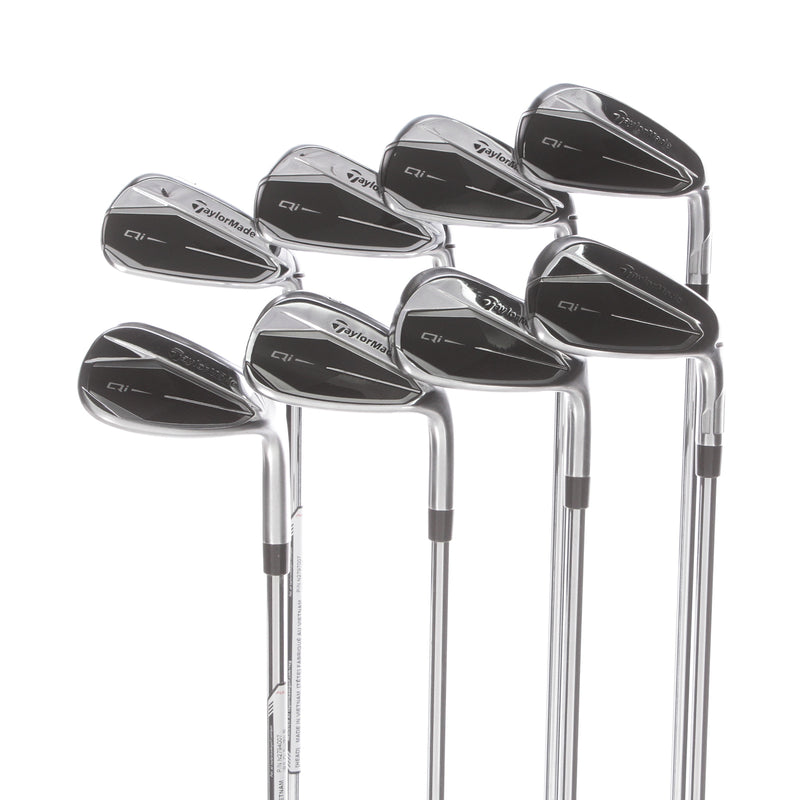 TaylorMade Qi Graphite Mens Right Hand Irons 4-SW Regular - KBS Max MT 85