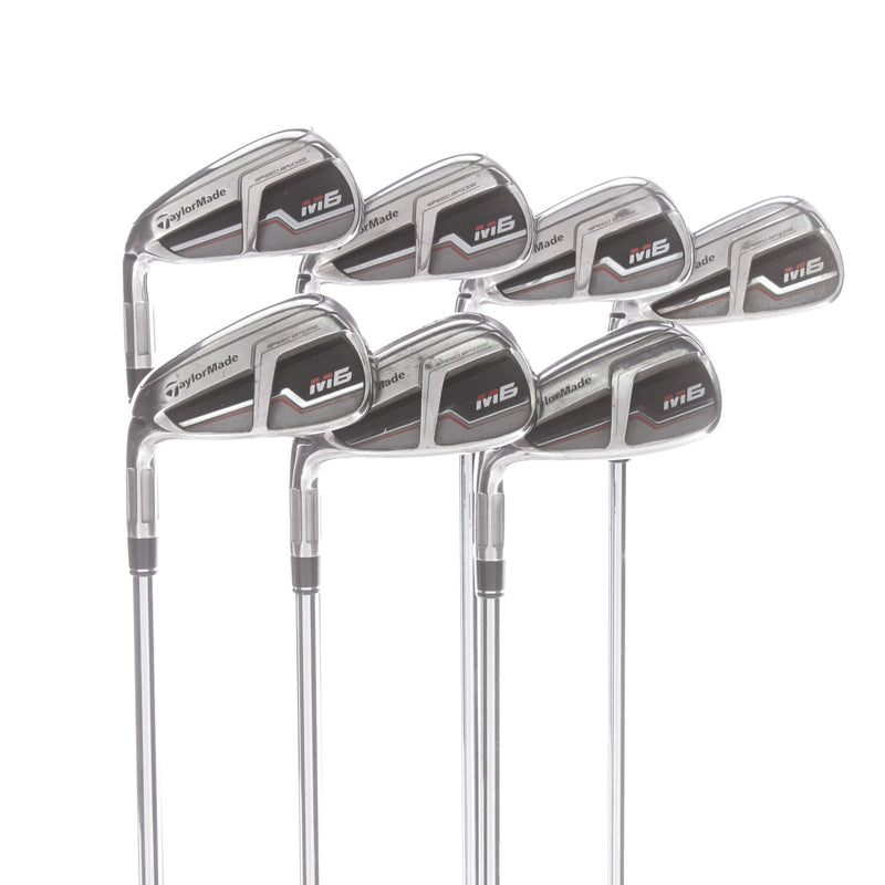 TaylorMade M6 Steel Mens Left Hand Irons 4-PW Regular - KBS Tour 90