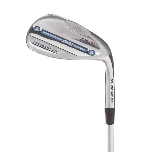 Cobra Snake Bite One Steel Mens Right Hand Lob Wedge 60* 8 Bounce Versatile Grind Stiff - KBS Hi-Rev 2.0 125