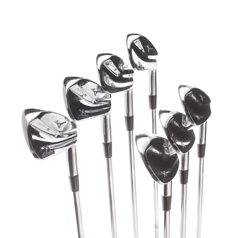 Mizuno MP-5 Steel Mens Right Hand Irons 4-PW Stiff - Dynamic Gold S300