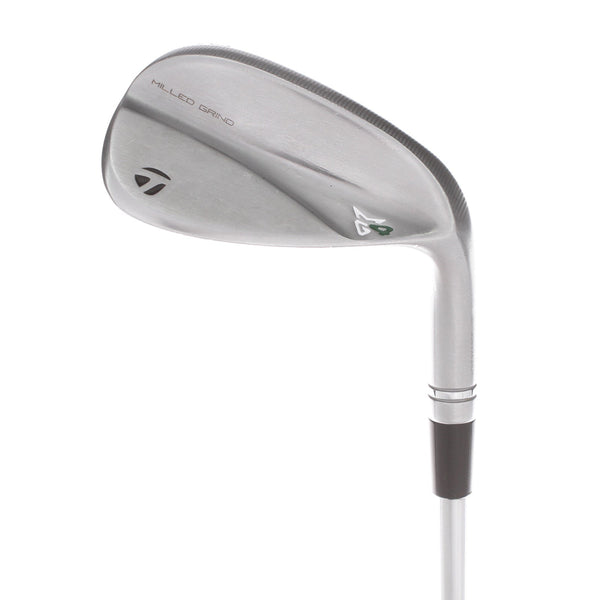 TaylorMade Milled Grind 4 Steel Mens Right Hand Gap Wedge 50* 9 Bounce SB Grind Wedge - Dynamic Gold Wedge 115