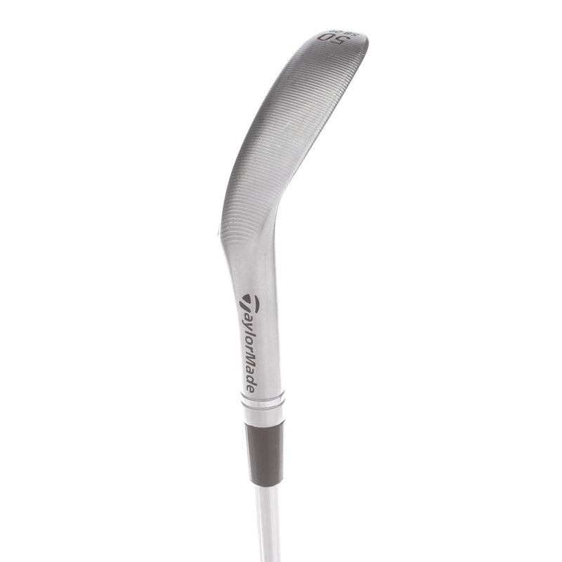 TaylorMade Milled Grind 4 Steel Mens Right Hand Gap Wedge 50* 9 Bounce SB Grind Wedge - Dynamic Gold Wedge 115