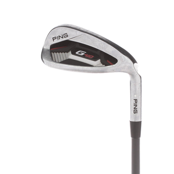 Ping G410 Graphite Mens Right Hand Utility Wedge White Dot 49.5* 3* Upright Senior - Alta CB AWT
