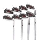 TaylorMade Burner SuperLaunch Steel Mens Right Hand Irons 4-SW Regular - TaylorMade Burner 85