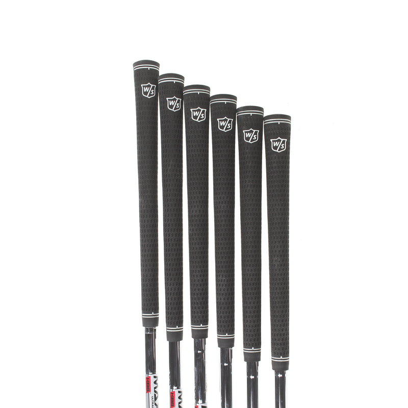 Wilson D9 Steel Mens Right Hand Irons 5-PW Regular - KBS Max Ultralite