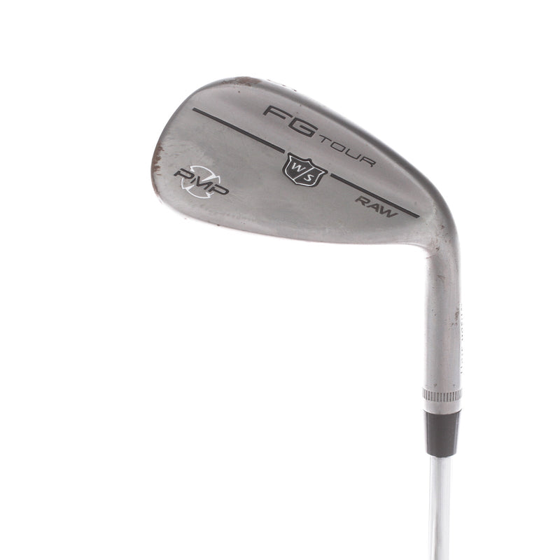 Wilson Staff FG Tour PMP Raw Steel Mens Right Hand Sand Wedge 56* 14 Bounce Stiff - Dynamic Gold 120 S300