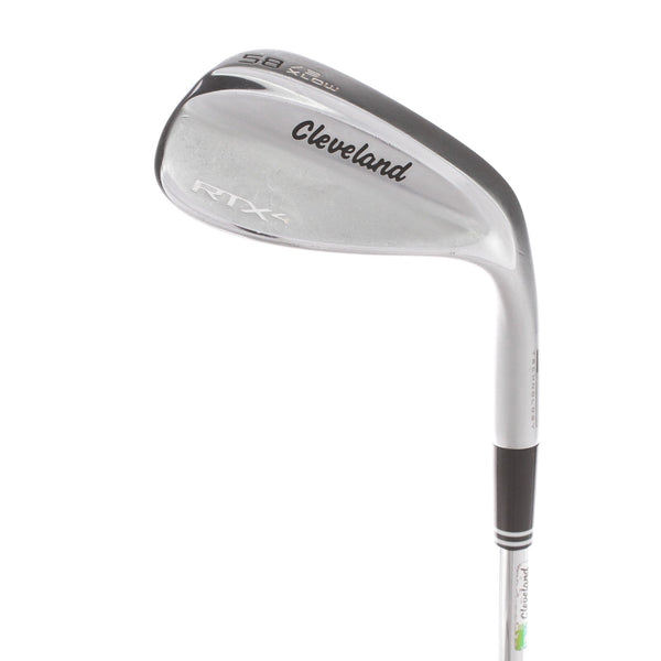 Cleveland RTX-4 Steel Mens Right Hand Lob Wedge 58* 3 Bounce X Low Stiff - Dynamic Gold S400