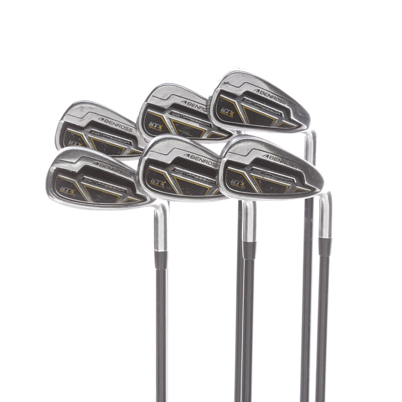 Benross HTX Gold Graphite Mens Right Hand Irons 6-GW Senior - Kuro Kage 60IR