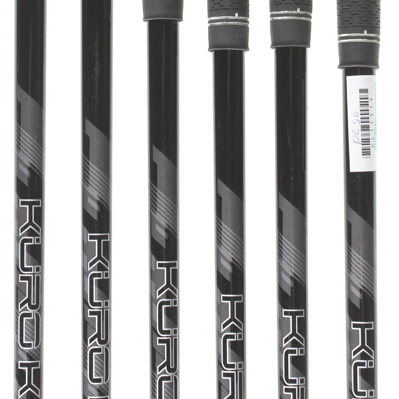 Benross HTX Gold Graphite Mens Right Hand Irons 6-GW Senior - Kuro Kage 60IR