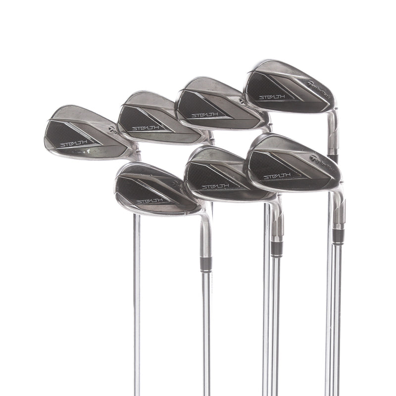 TaylorMade Stealth Steel Mens Right Hand Irons 5-SW Regular - KBS Max MT 85